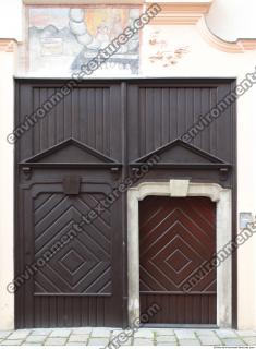 Photo Texture of Wooden Double Door 0013